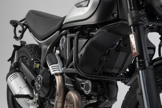 SW-MOTECH Protecciones laterales de motor Negro. Modelos Ducati Scrambler (14-).