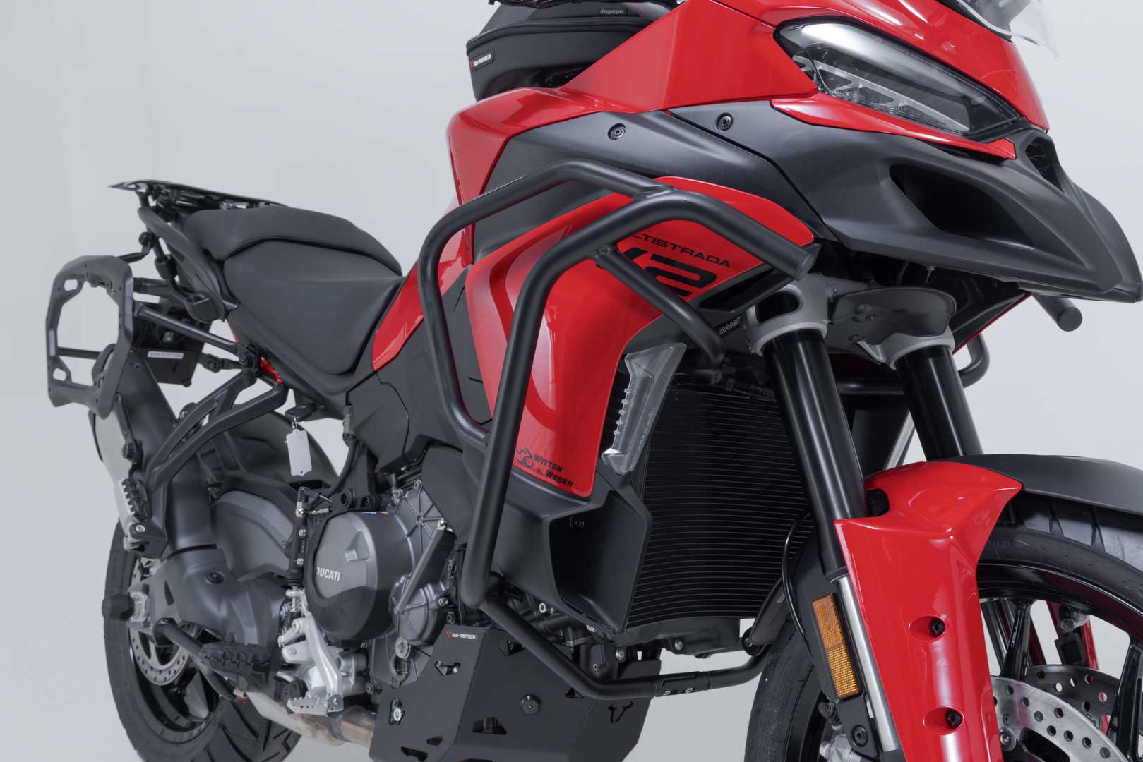 SW-MOTECH Protecciones laterales de motor Negro. Ducati Multistrada V2 / V2 S (24-).