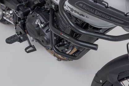 SW-MOTECH Protecciones laterales de motor Negro. Royal Enfield Himalayan 450 / Rally.