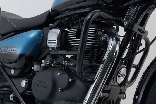 SW-MOTECH Protecciones laterales de motor Negro. Royal Enfield Meteor 350 (19-).