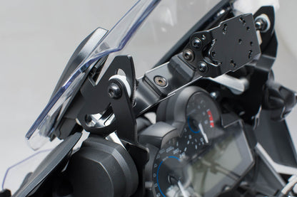 SW-MOTECH Refuerzo parabrisas Negro. BMW R 1200 GS (12-) R 1250 GS (18-).