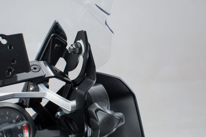 SW-MOTECH Refuerzo parabrisas Negro. BMW R 1200 GS (12-) R 1250 GS (18-).