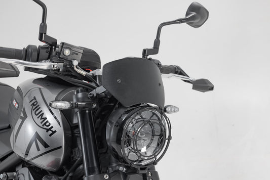 SW-MOTECH Parabrisas Negro. Triumph Trident 660 (21-25).