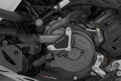 SW-MOTECH Protección de la bomba de agua Plateado/negro. Para modelos Ducati.