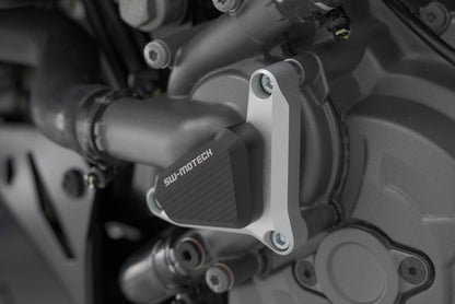 SW-MOTECH Protección de la bomba de agua Plateado/negro. Para modelos Ducati.