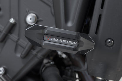 SW-MOTECH Kit de tope anticaidas Negro. Yamaha Tracer 9 / GT (20-) / GT+ (22-).