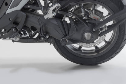 SW-MOTECH Kits de topes anticaídas para el eje trasero Negro. Modelos BMW con monobasculante en la parte.
