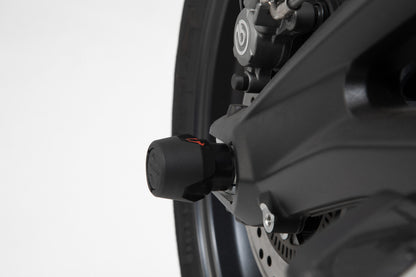 SW-MOTECH Kit de topes anticaidas para el eje trasero Negro. BMW G310R/G310GS Honda X-ADV.