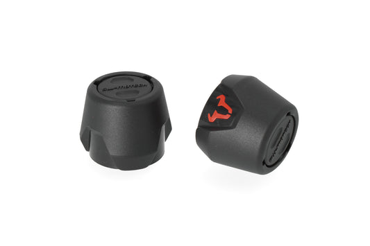 SW-MOTECH Kit de topes anticaidas para el eje trasero Negro. Modelos Ducati (14-).