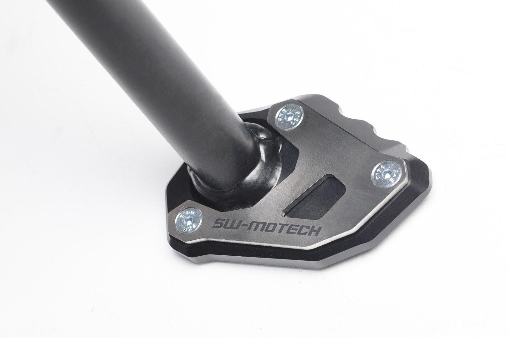 SW-MOTECH Extension para caballete lateral Negro/plateado. Modelos KTM.