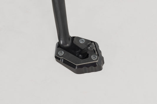 SW-MOTECH Extension para caballete lateral Negro/plateado. MT-07/Trac/MotoCageXSR700YZF-R7.