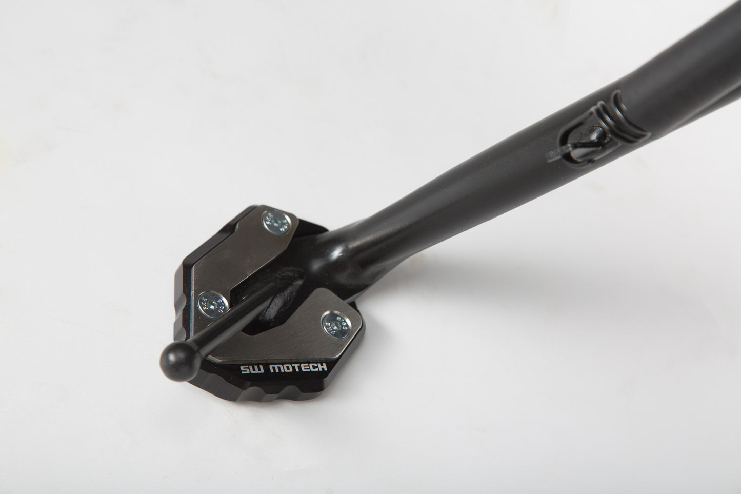 SW-MOTECH Extension para caballete lateral Negro/Plateado. Yamaha MT-09 Tracer XSR900/Abart.