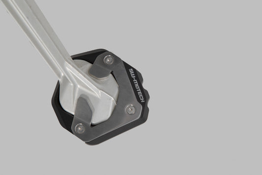SW-MOTECH Extension para caballete lateral Negro/Plateado. Modelos Yamaha Ténéré 700 (19-).