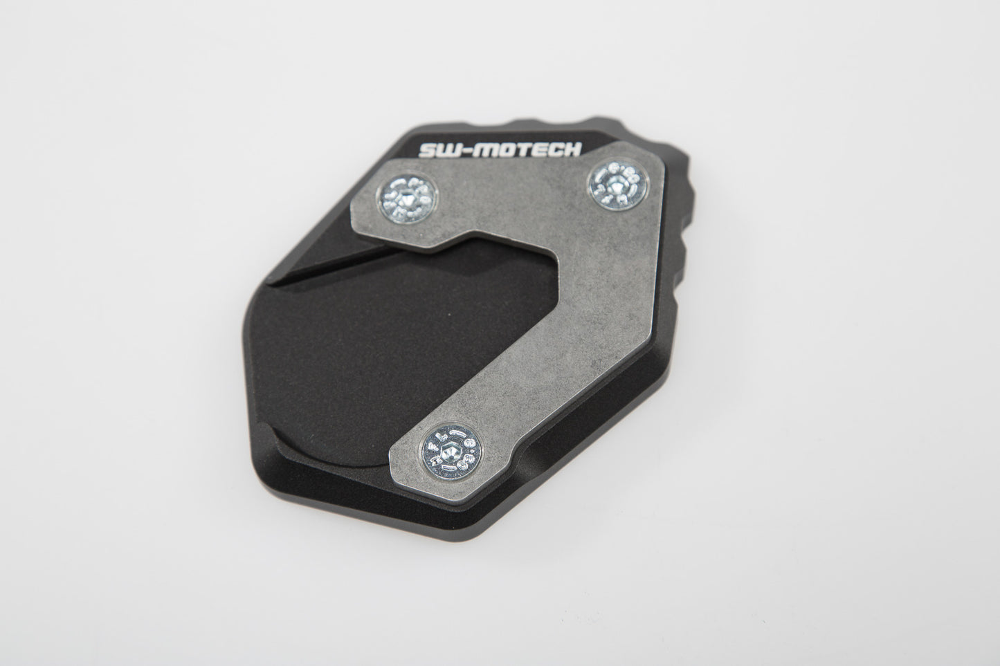SW-MOTECH Extension para caballete lateral Negro/plateado. BMW R 1200/1250 GS Adv Rallye.