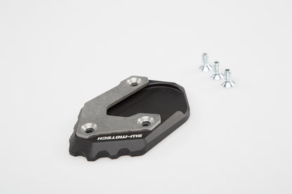 SW-MOTECH Extension para caballete lateral Negro/plateado. BMW R 1200/1250 GS Adv Rallye.