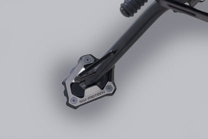 SW-MOTECH Extension para caballete lateral Negro/plateado. Triumph Scrambler 1200 X (23-).