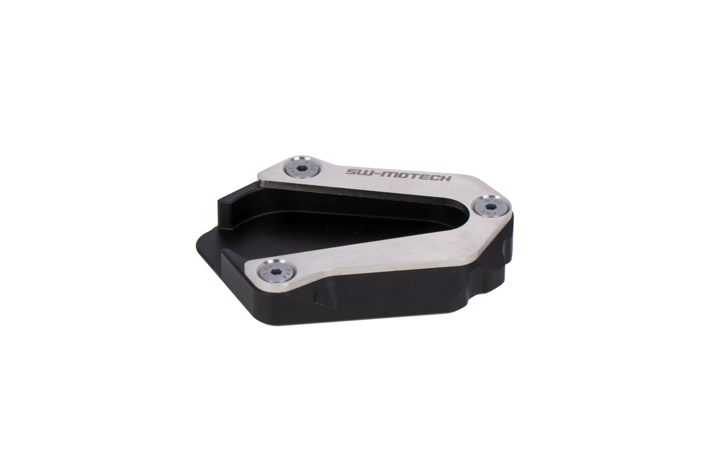SW-MOTECH Extension para caballete lateral Negro/plateado. Triumph Tiger 900 Rally/Pro.