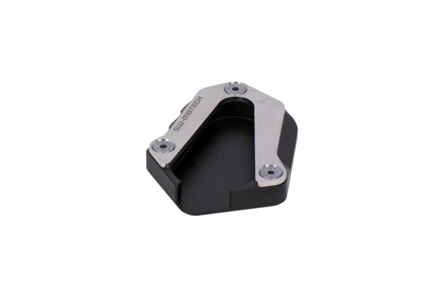 SW-MOTECH Extension para caballete lateral Negro/plateado. Triumph Tiger 900 Rally/Pro.