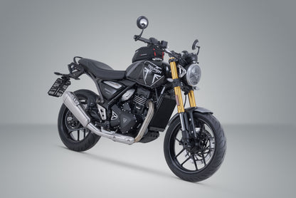 SW-MOTECH Soporte lateral derecho V-LOC Triumph Speed 400/ Scrambler 400 X (23-).