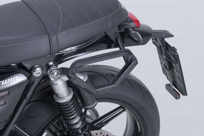 SW-MOTECH Soporte lateral izquierdo V-LOC Triumph Speed Twin 1200 (18-).
