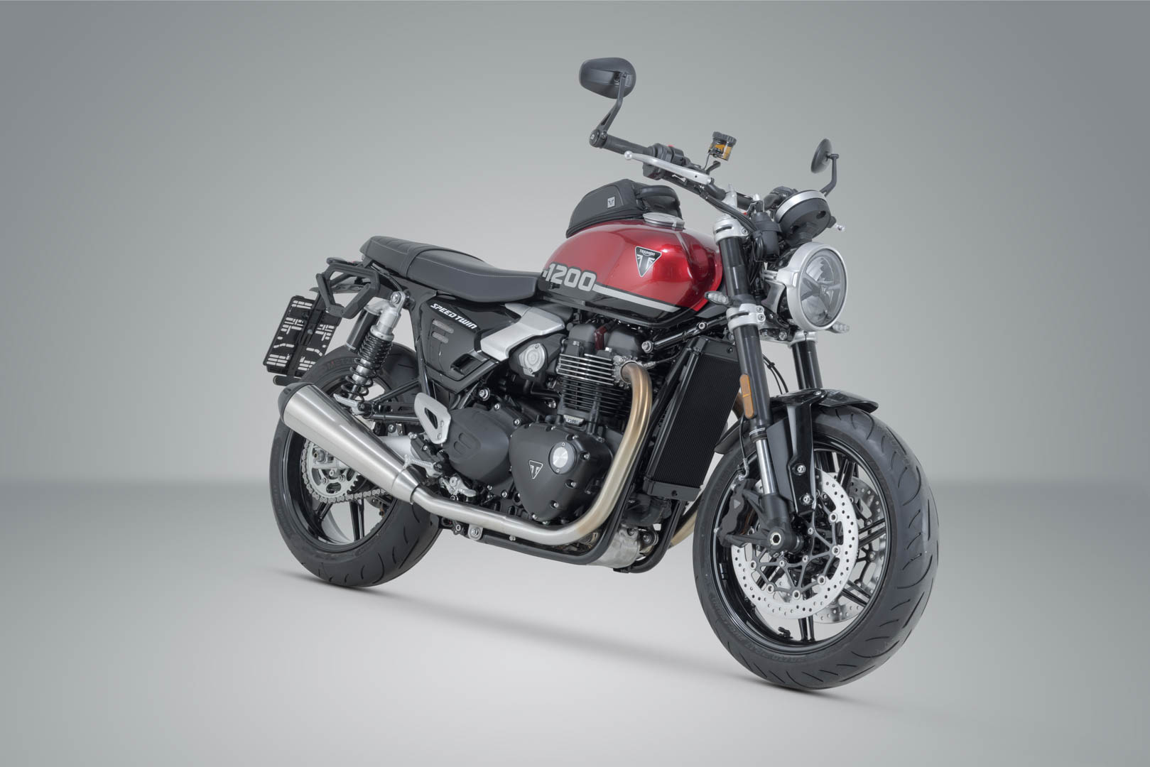 SW-MOTECH Soporte lateral derecho V-LOC Triumph Speed Twin 1200 (18-).