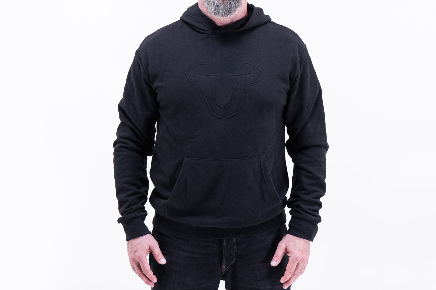 SW-MOTECH Sudadera con capucha - Edición en negro Street Line. Negro. Unisex. Talla L.