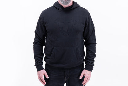 SW-MOTECH Sudadera con capucha - Edición en negro Street Line. Negro. Unisex. Talla L.