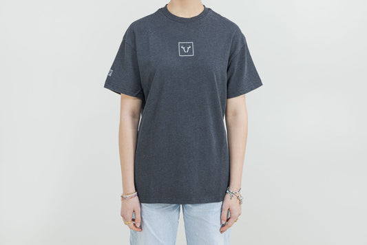 SW-MOTECH Camiseta unisex – Riders Line Gris oscuro. Optic Wash. Unisex. Talla L.