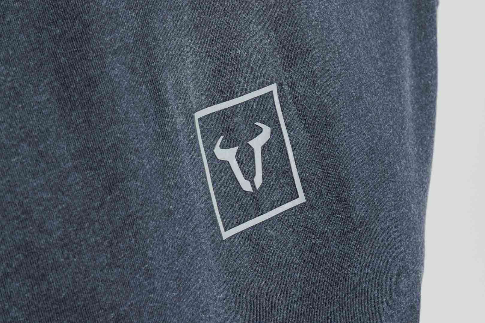 SW-MOTECH Camiseta unisex – Riders Line Gris oscuro. Optic Wash. Unisex. Talla XL.