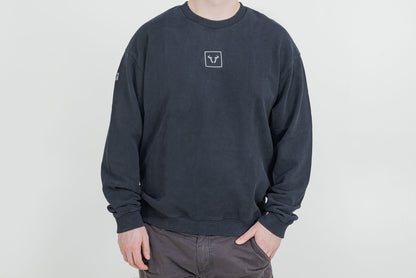 SW-MOTECH Cuello redondo – Riders Line Gris oscuro. Optic Wash. Unisex. Talla M.