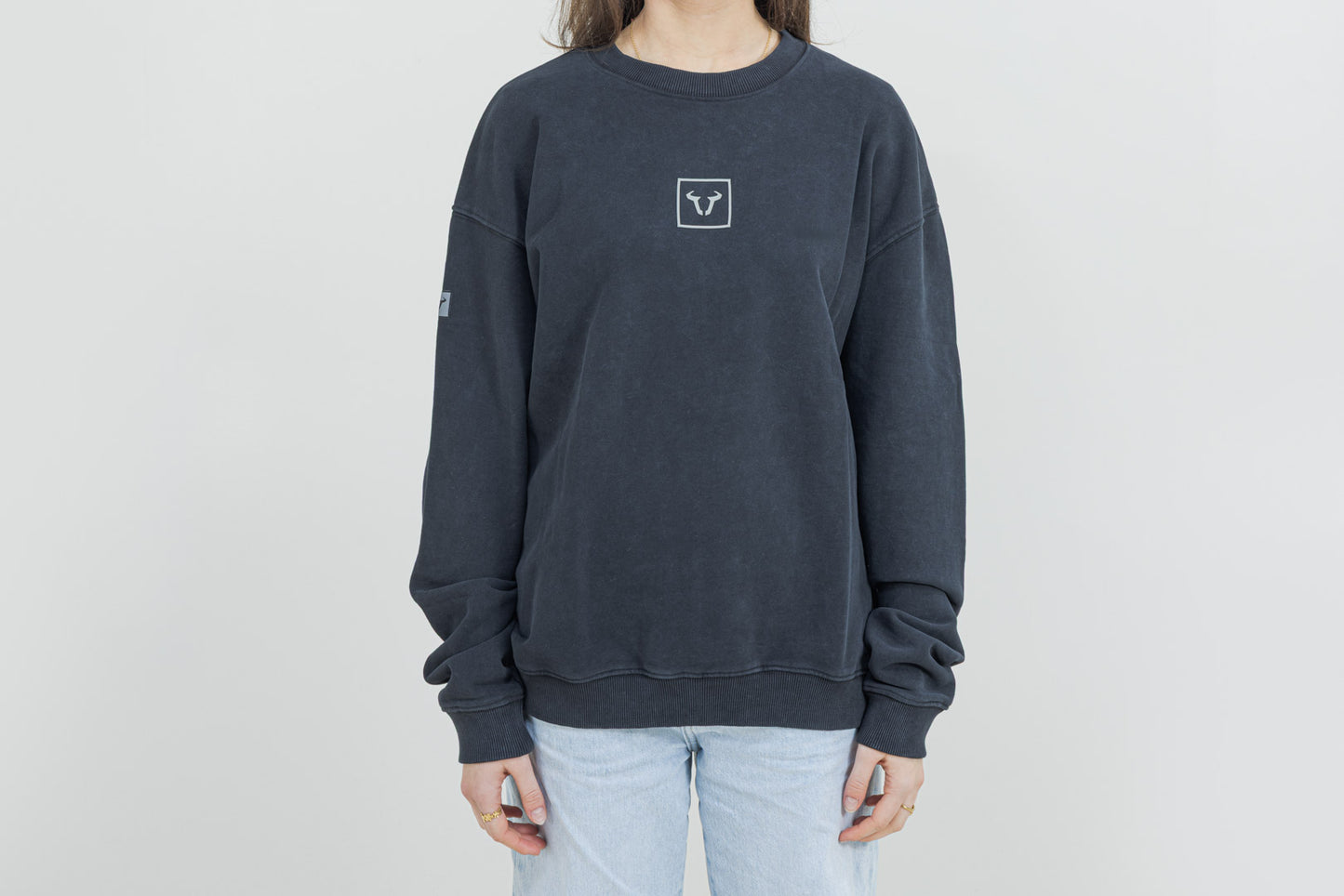 SW-MOTECH Cuello redondo – Riders Line Gris oscuro. Optic Wash. Unisex. Talla S.