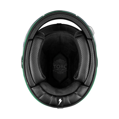 Interior acolchado del casco TORC T1 Newport Cali Iridescent Teal