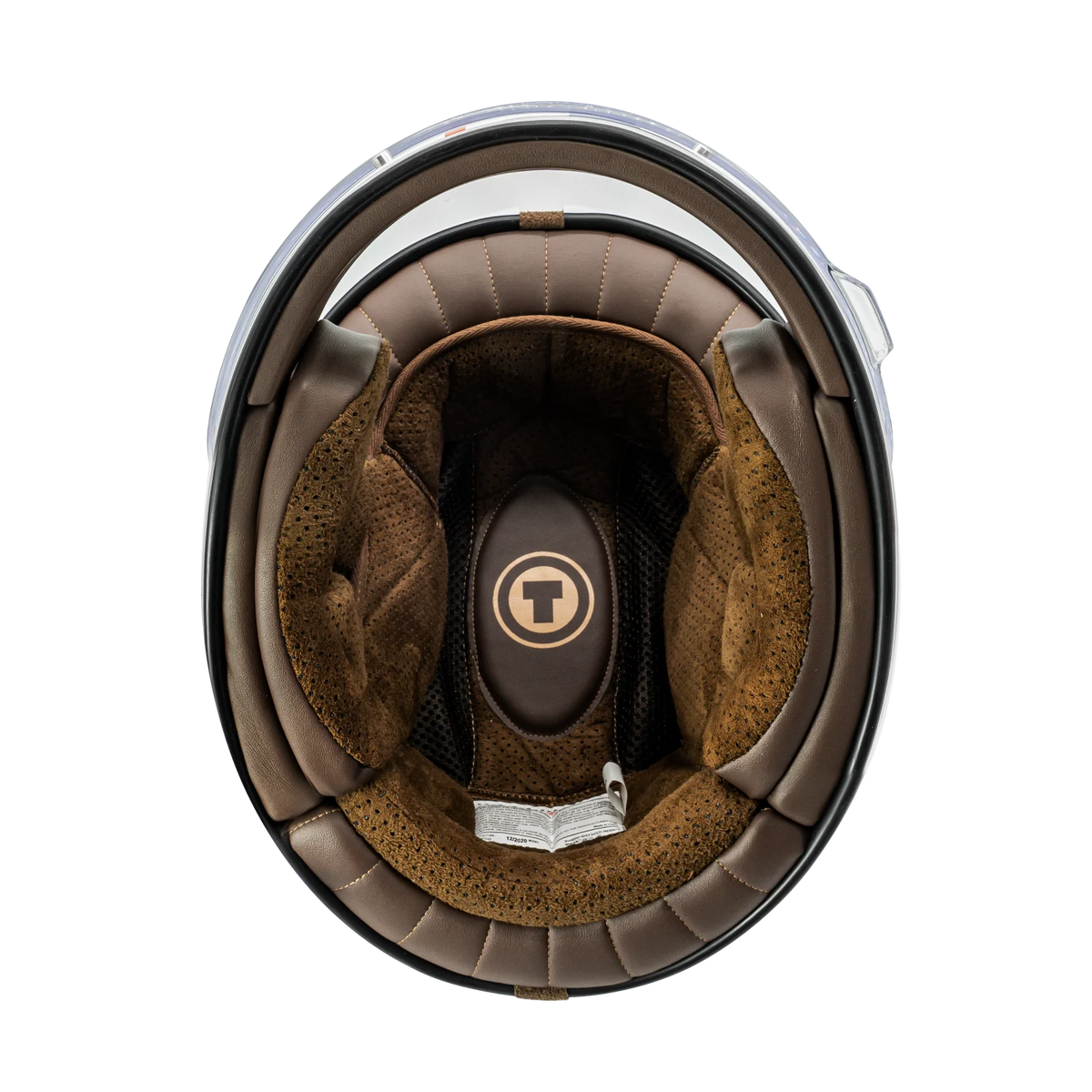 Interior acolchado de gamuza sintética del casco TORC T1 Newport Matte Black