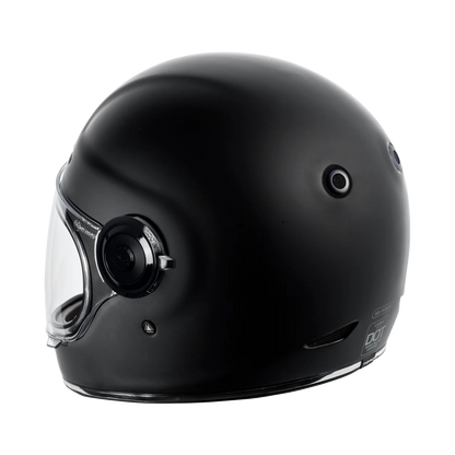 Parte posterior del casco TORC T1 Newport Matte Black con salidas de ventilación