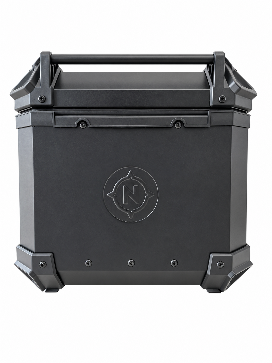Top Case NOMAD 45L de Aluminio Negro con Respaldo y Base
