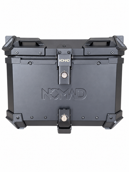 Top Case NOMAD 45L de Aluminio Negro con Respaldo y Base