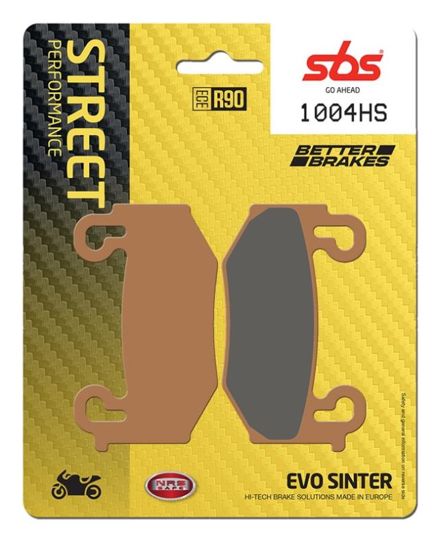 Juego de pastillas de freno SBS 1004HS sinterizadas