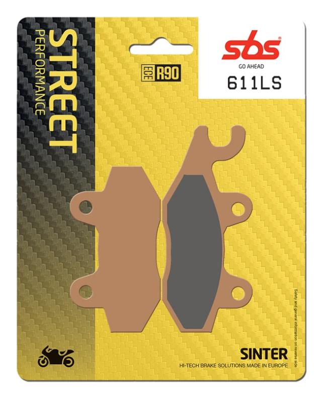 Juego de pastillas de freno SBS 611LS sinterizadas