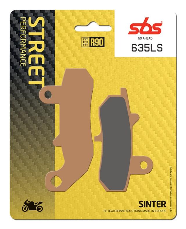 Juego de pastillas de freno SBS 635LS sinterizadas