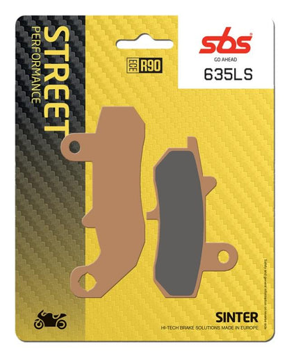 Juego de pastillas de freno SBS 635LS sinterizadas