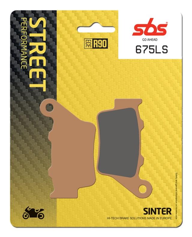 Juego de pastillas de freno SBS 675LS sinterizadas