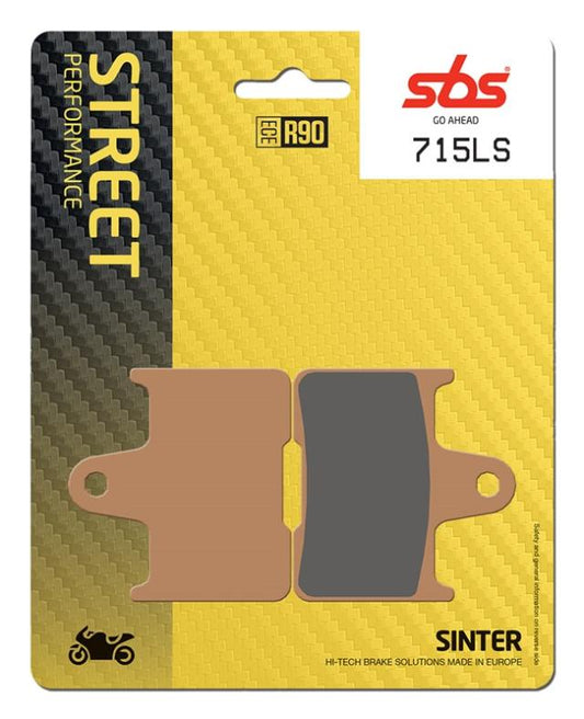 Juego de pastillas de freno SBS 715LS sinterizadas