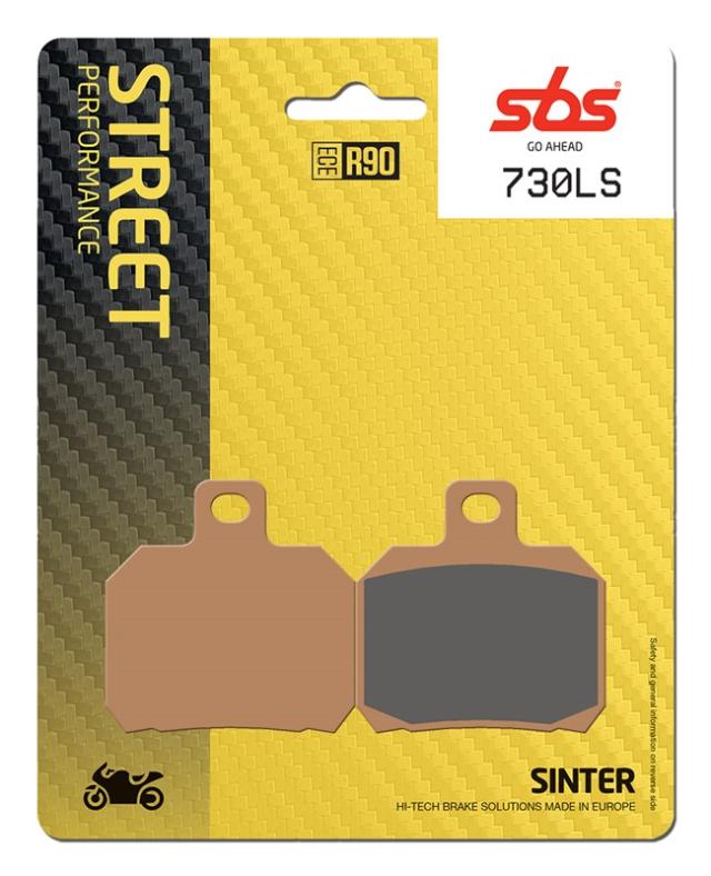 Juego de pastillas de freno SBS 730LS sinterizadas