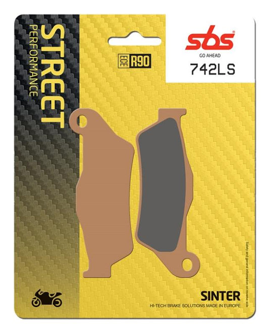 Juego de pastillas de freno SBS 742LS sinterizadas