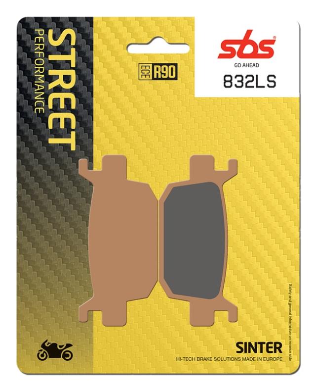 Juego de pastillas de freno SBS 832LS sinterizadas
