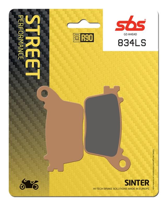Juego de pastillas de freno SBS 834LS sinterizadas