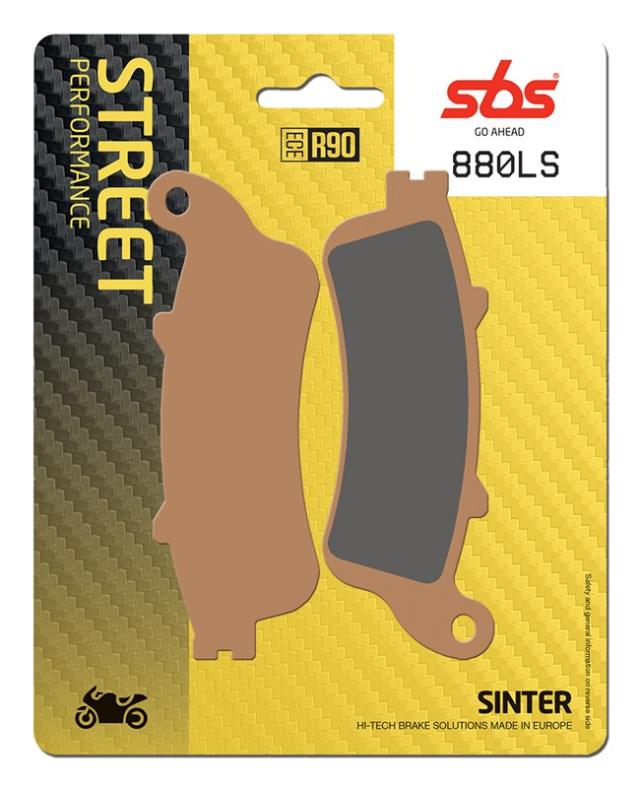 Juego de pastillas de freno SBS 880LS sinterizadas