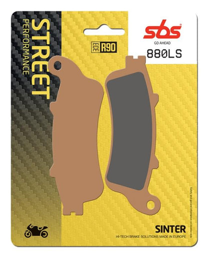 Juego de pastillas de freno SBS 880LS sinterizadas