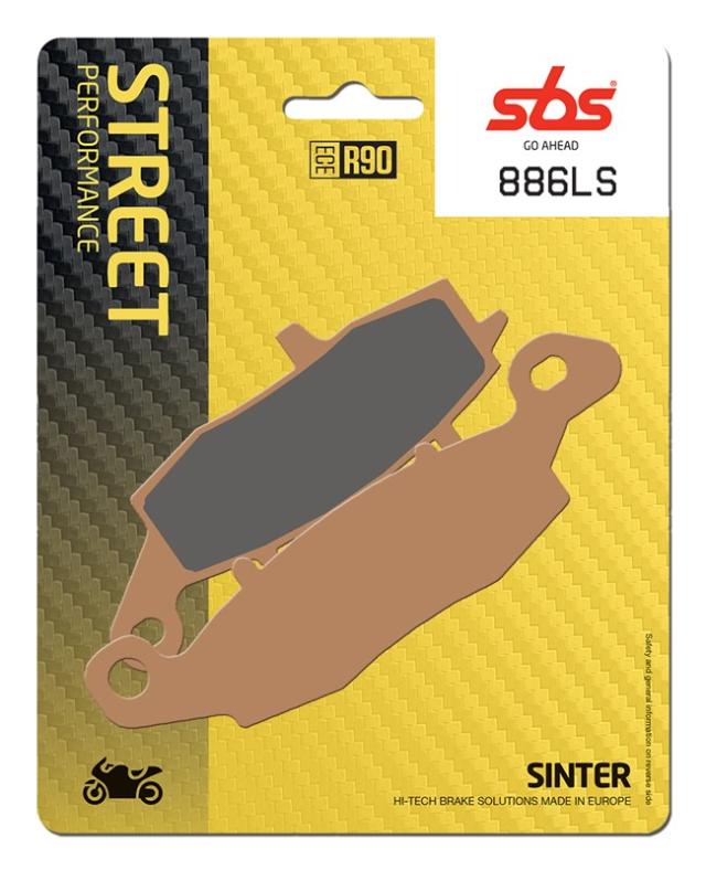 Juego de pastillas de freno SBS 886LS sinterizadas