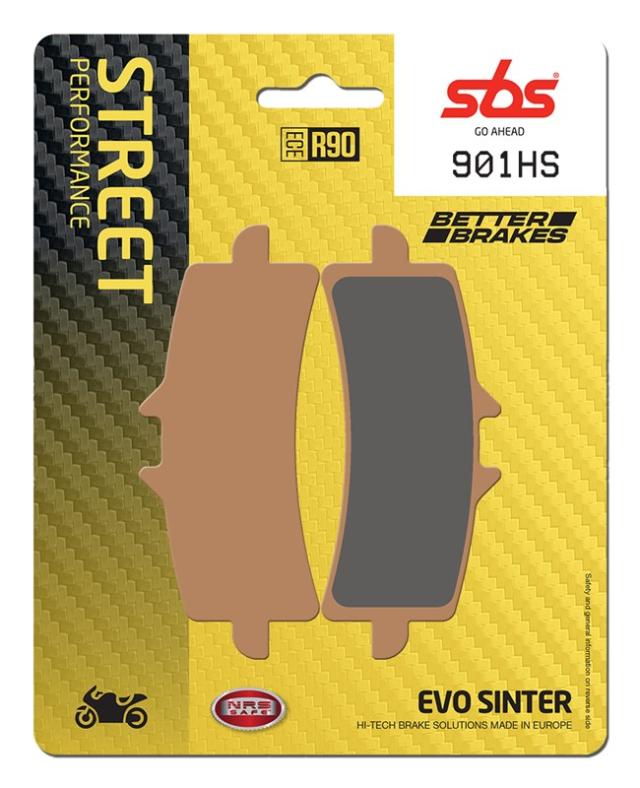 Juego de pastillas de freno SBS 901HS sinterizadas
